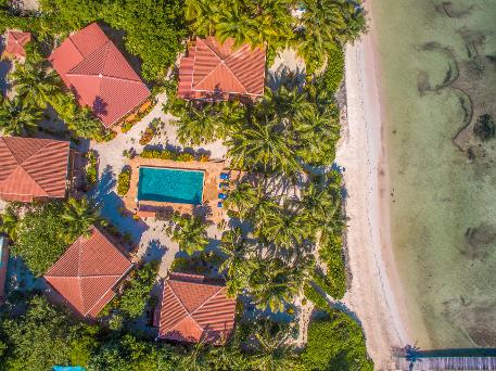 Coral Caye Villa, Overhead, Belize