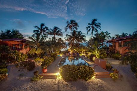 Coral Caye Villa, View, evening, Belize