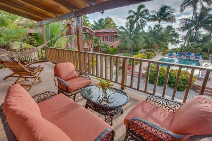 Coral Caye Villa, Balcony, Belize